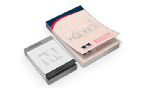 100 Blocos com 100 folhas Sulfite 75 1x0 10x14 cm